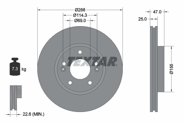 Brake Disc PRO 92290503