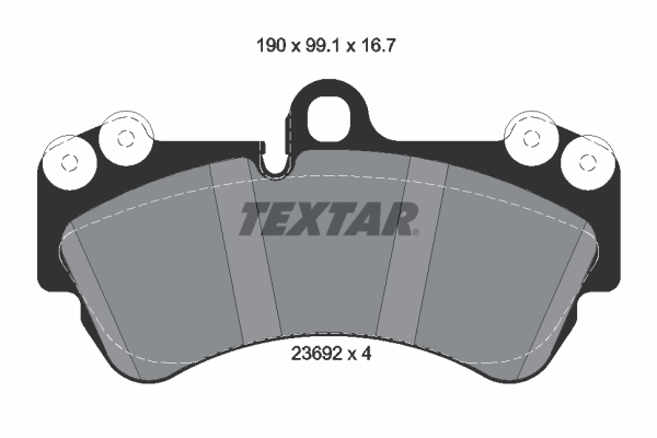 Brake Pad Set, disc brake 2369202
