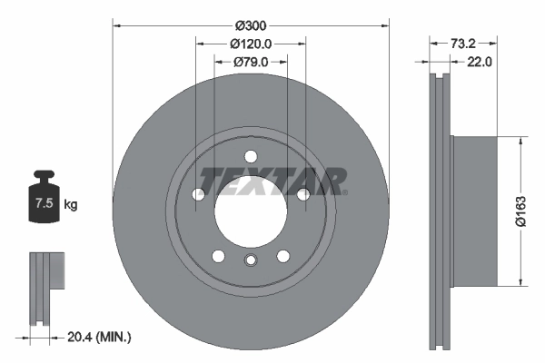 Brake Disc PRO 92238503