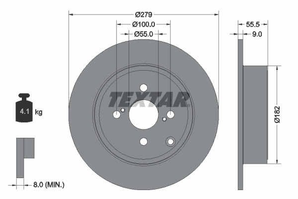 Brake Disc PRO 92126303