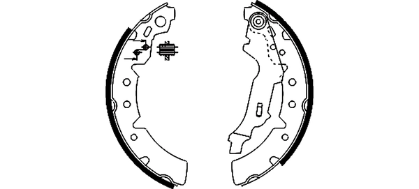 Brake Shoe Set 91056700