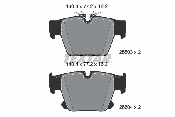 Brake Pad Set, disc brake Q+ 2660301