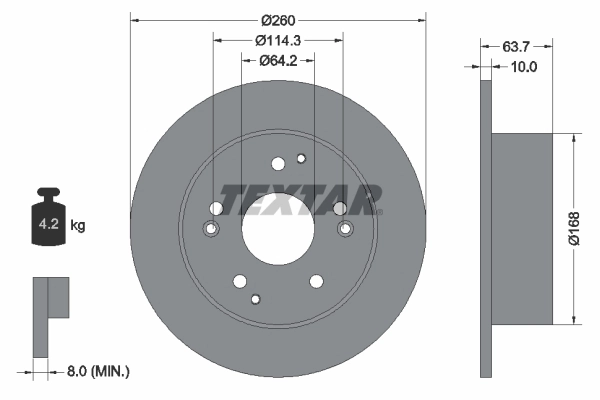 Brake Disc PRO 92169703