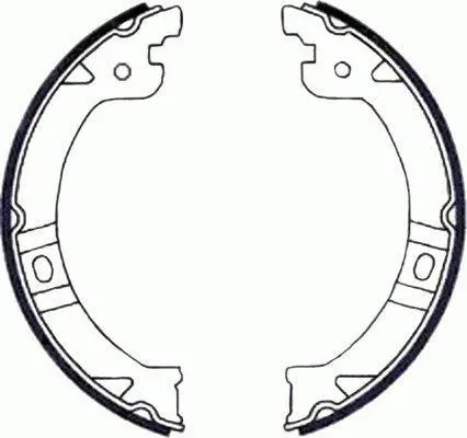 Brake Shoe Set, parking brake 91069600