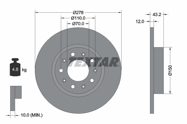 Brake Disc PRO 92221003
