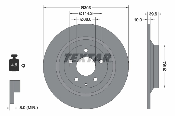 Brake Disc PRO 92242703