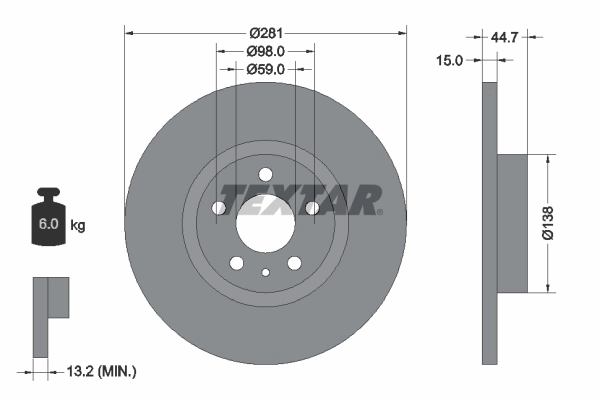 Brake Disc 92096400