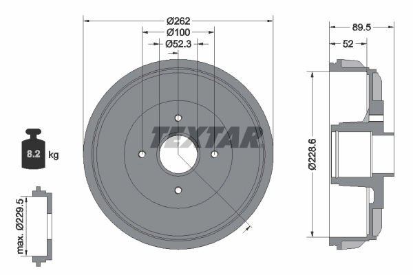Brake Drum 94049700