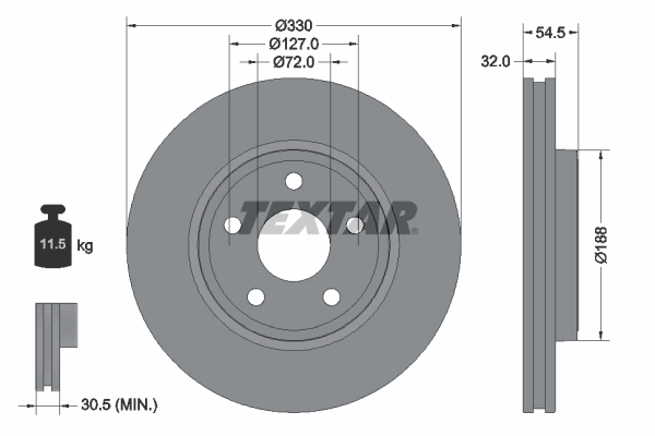Brake Disc PRO 92274803
