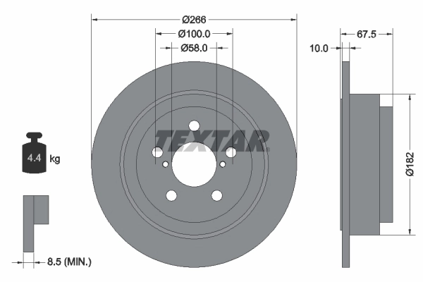 Brake Disc 92082000