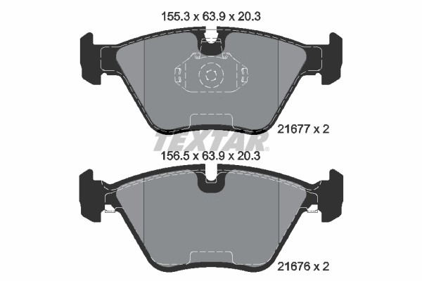 Brake Pad Set, disc brake Q+ 2167703