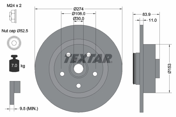 Brake Disc PRO 92142203