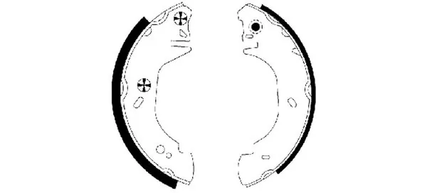 Brake Shoe Set 91054500