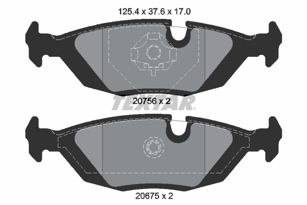 Brake Pad Set, disc brake Q+ 2067502