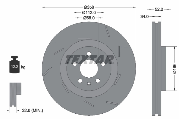 Brake Disc PRO+ 92319105
