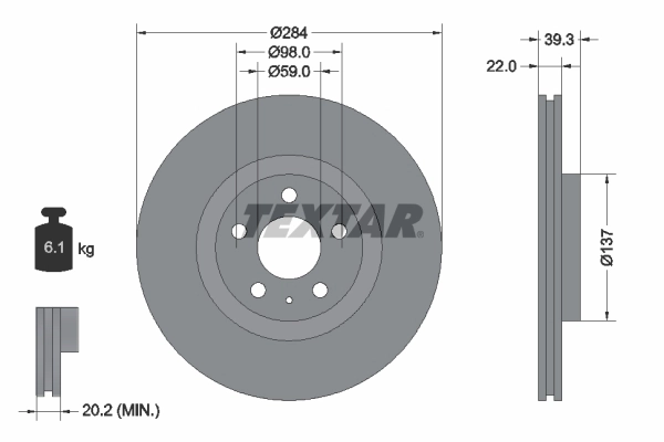 Brake Disc PRO 92083203