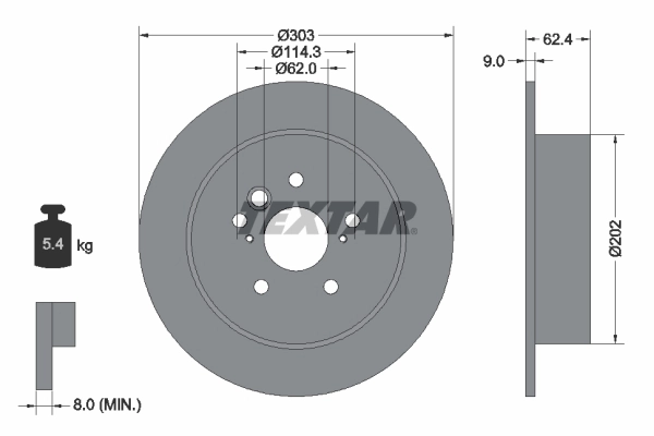 Brake Disc PRO 92144103