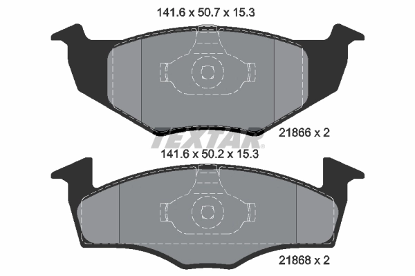 Brake Pad Set, disc brake Q+ 2186601