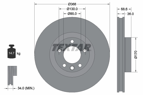 Brake Disc PRO 92213603