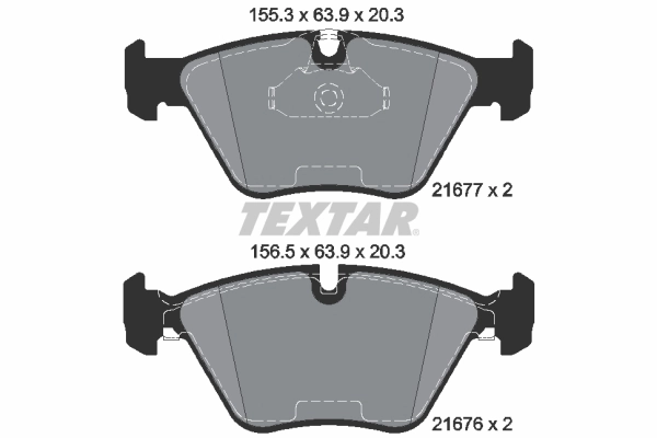 Brake Pad Set, disc brake Q+ 2167703