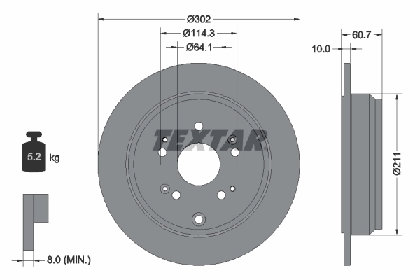 Brake Disc PRO 92227203