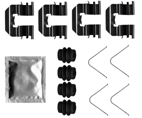 Accessory Kit, disc brake pad 82550600