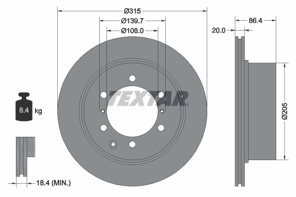 Brake Disc PRO 92146703