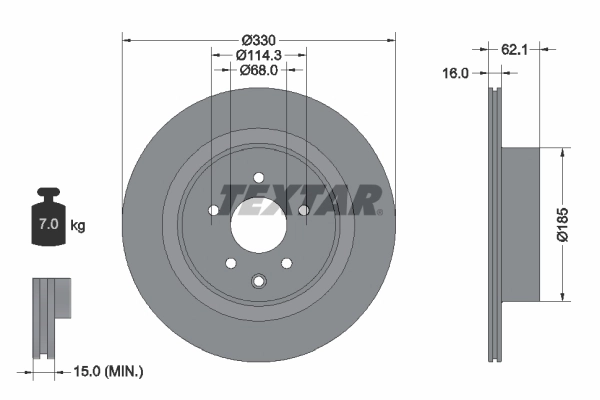 Brake Disc PRO 92319703