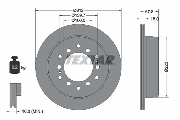 Brake Disc PRO 92170103