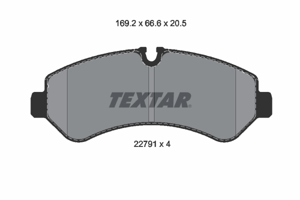 Brake Pad Set, disc brake Q+ 2279101