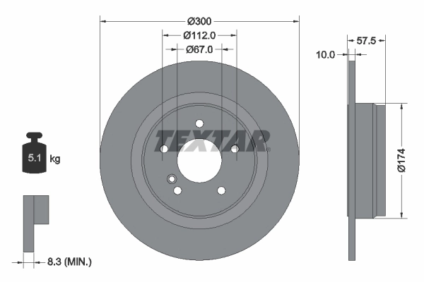 Brake Disc PRO 92163303