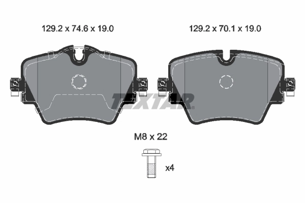 Brake Pad Set, disc brake Q+ 2561705