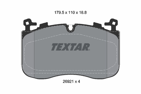 Brake Pad Set, disc brake 2692101