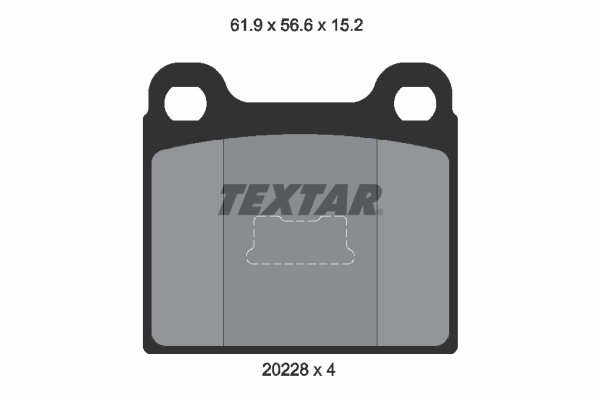 Brake Pad Set, disc brake 2022803
