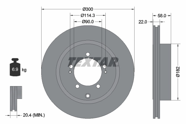 Brake Disc PRO 92170603