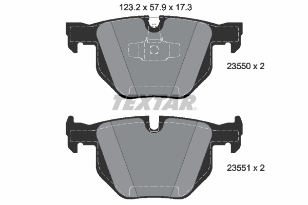 Brake Pad Set, disc brake Q+ 2355001