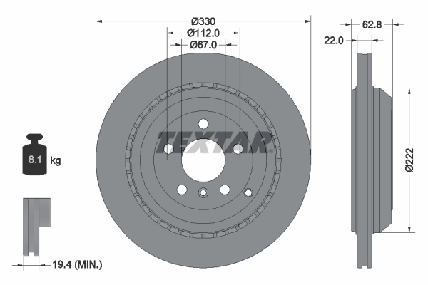 Brake Disc PRO 92150903