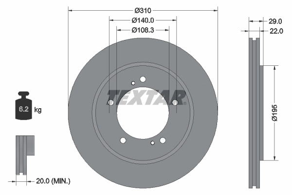 Brake Disc PRO 92170503