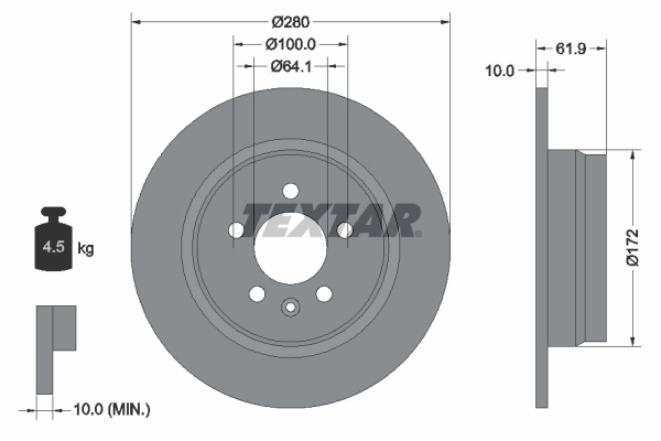 Brake Disc 92103500