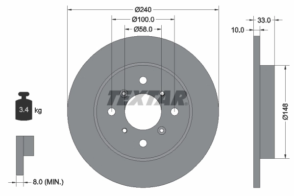 Brake Disc 92153300