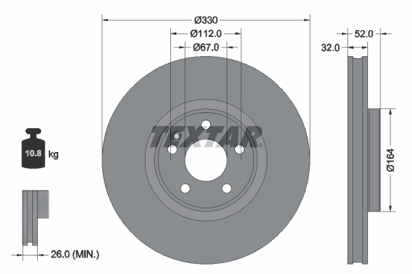 Brake Disc PRO 92334903