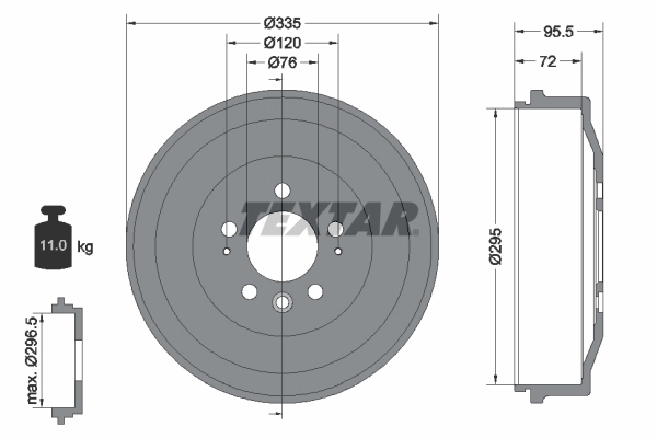 Brake Drum 94043900