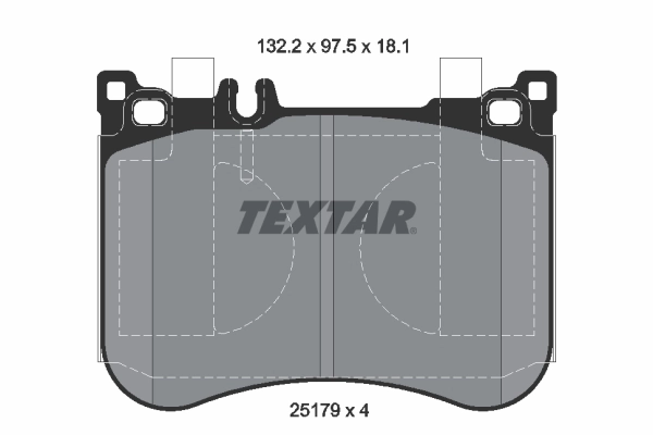 Brake Pad Set, disc brake 2517901