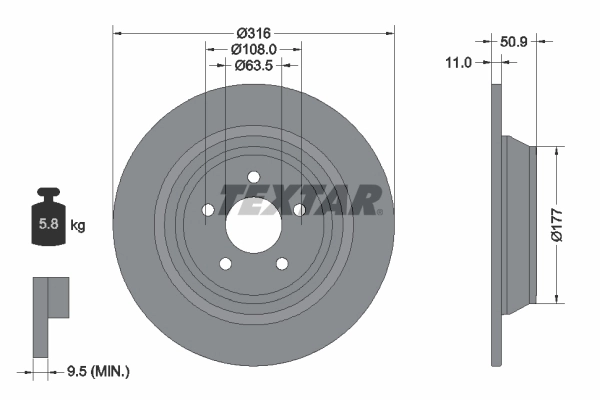 Brake Disc PRO 92292503