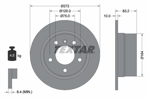 Brake Disc PRO 92076703