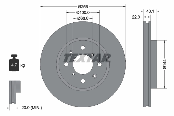Brake Disc PRO 92232803