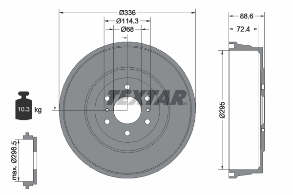 Brake Drum 94046500