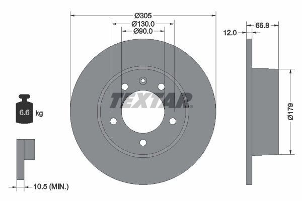 Brake Disc PRO 92111203