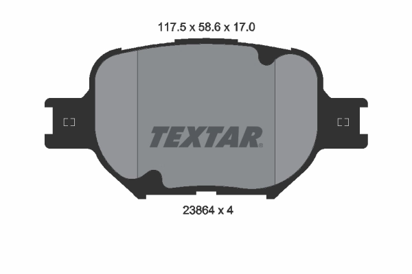 Brake Pad Set, disc brake 2386401