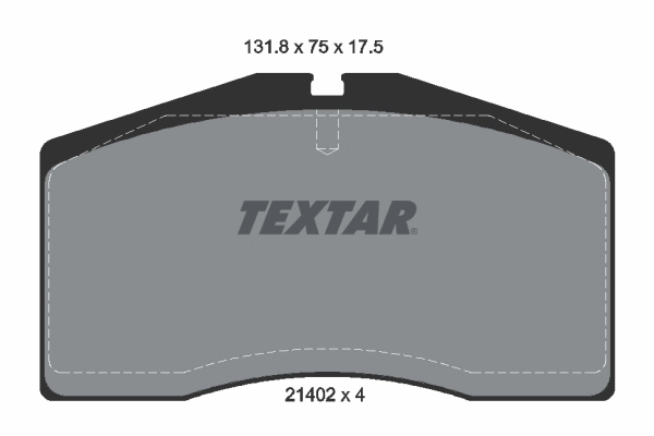 Brake Pad Set, disc brake 2140201